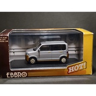 [Ready Stock Single Set] 1/43 EBBRO Honda That's, Silver, Alloy Car Model, with Original Box, Limite