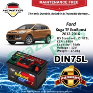 Münster Robust MF CMF DIN75 | DIN75L | 57539 75AH Car Battery Bateri Kereta Ford Kuga TF 1.5 1.6 C52