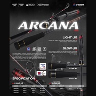 IROLY ARCANA 2025 LIGHT JIGGING SOLID CARBON FUJI ROD GUIDERing