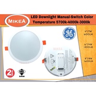 GE Lighting LED Downlight Manual-Switch Color Temperature ( 5700k-4000k-3000k) ( 7w~18W