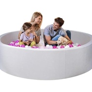 Foam Ball Pit for Kid, Kids Soft Ball Pit GREY