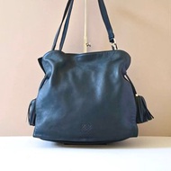 古董包 Loewe Flamenco流蘇中古包 單肩包 皮革包 斜背復古二手包
