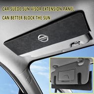 Nissan Car Suede Sun Visor Extension Paneln Board To Block The Sun Interior Accessories Suitable for