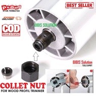 Baut Mur Pengunci Mata Mesin Profil Collect Cone Nut Trimer Collet Nut Trimmer Set