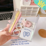 PVC Transparent Pouch Pencil Case  Stationery Goodie Bag Christmas Children Day Teachers Day Gift