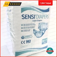 Sensi Adult Diapers L 10 Adhesive Adult Diapers Exclusive Adult Adhesive Diapers