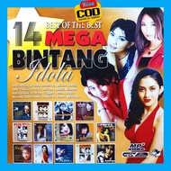 KASET CD MP3 LAGU POP KENANGAN INDONESIA - CD MP3 14 MEGA BINTANG - CD MP3 LAGU POP LAWAS MOBIL