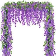 Cross-Border Amazon Simulation Wisteria Flower Strips Flower Vines Decoration Plants Wedding Decorat