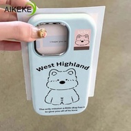 Cute West Highland Puppy Phone Case For Vivo V50 V40 Pro V30 V29 V27 V27E V25 V23 V21 V21S V20 Pro V