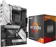 Inland Micro Center AMD Ryzen 7 5700X 8-Core 16-Thread Unlocked Desktop Processor Bundle with ASUS R