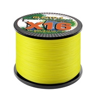 GHOTDA 300M X16 Braided Fishing Line Durable Super Strong Multicolor Floating Saltwater Line PE Fish