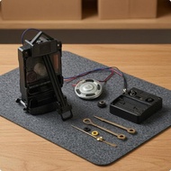 [kwbyle] Clock Movement Accessory Kit Speaker Included Hourly Chime Movement Kit Wired Timepiece Par
