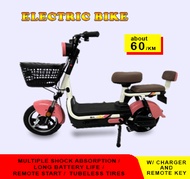 Electric Bike Rechargeable Bike 2 seater bike With Stand Ebike E bike for adults E-bike