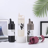 550ml Vacuum Insulated Hot And Cold Thermoflask Bottle Tumbler Cup Themal Portable With Straw Handel