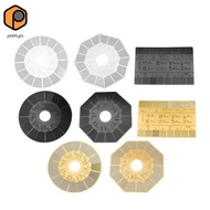 [prettyia] Coffee Grind Measuring Ruler Coffee Bean Grind Measuring Accessories for Bar Card Gold
