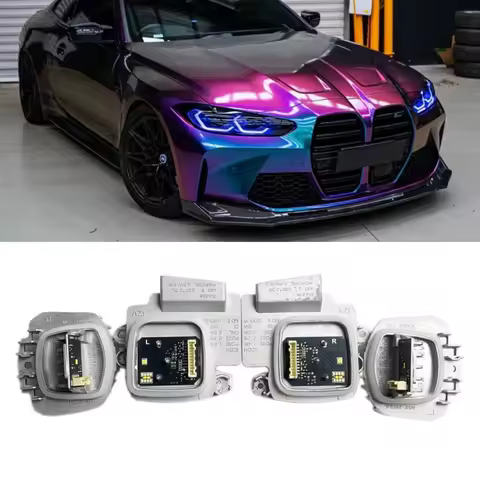 Headlight BMW G80 M3 For BMW G80 M3 G82 M4 G22 G23 G26 4 Series 2021-2023 DRL Multicolor Laser Headl