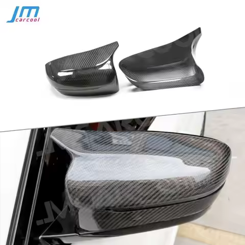 Dry Carbon Fiber Material Mirror Cover for BMW 5 8 Series F90 M5 F91 F92 M8 2018 UP Add on style Aut