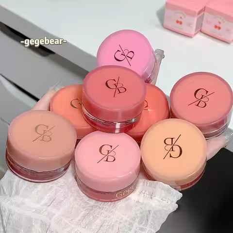 Gege bear Lip Gloss with canned Jam Moisturizes Moist lips and makes it hard to stick to red lips