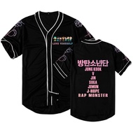 Kpop Shirt Love Yourself Jersey Jimin Suga V JungKook Rap Jhope Jin Tshirt Merchandise