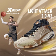 XTEP Light Attack2.0-V3 Men Basketball Shoes Mid-Top Professional Rebound Combat Stability