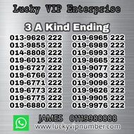 VIP Number, VIP Mobile Phone Number, Silver Number Series 3 A Kind 222, Prepaid Number, Digi, Celcom, Hotlink, XOX,