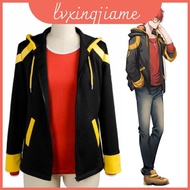 707 Mystic Messenger Luciel Choi Saeyoung Black And Hoodie** Cosplay Red