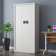 Digital Password Lock Confidential Cabinet Fingerprint Lock Steel Office Double Lock Low Cabinet File Cabinet with Drawer Double Section Safe Box