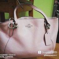 Bag Coach Preloved warna pink