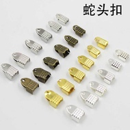 Accessories DIY Material Bronze Snake Head Clip Leather Cord Clip Color 3 4 5mm Leather Cord Use