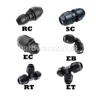 Poly Fitting Paip Fitting Connector Male Tee Adaptor/Female Tee Adaptor/Male Bend/Female Bend/Male T