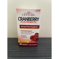 21st Century Cranberry Plus Probiotic 60 tablets