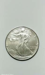 美國1993年鷹揚~自由女神純銀銀幣~正品~1盎司~早期少見年份~可議價