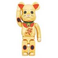 [In Stock] BE@RBRICK x Maneki Neko 1000% Gold-plating 福入 bearbrick