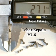 10pcs M1.6 JP Stainless Bolts M1.6x2 M1.6x3 M1.6x4 M1.6x5 M1.6x6 M1.6x8 M1.6x10 M1.6x12 M1.6x14 M1.6