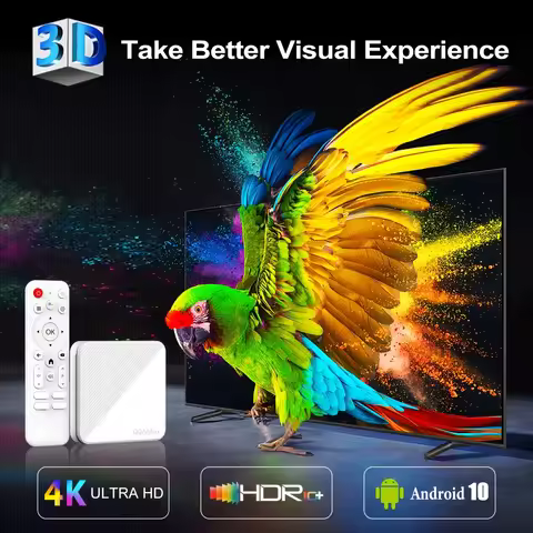 H96 MAX H313 Smart TV Box Android14 WiFi6 BT 4K AV1 Google Voice Home Media Set Top Box