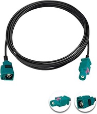 POBADY Fakra Z Cable Fakra Z Male to Fakra Z Female RF Coax Cable 6.6ft/2m Fakra Z Female to Male Ve