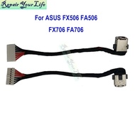 FZLaptop DC Jack Power Cable For Asus TUF Gaming F17 FX706 FA706 F15 FX506 FA506 FX706H FX506L FA506