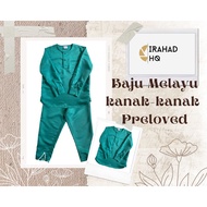 Baju Melayu Kanak-Kanak Yusuf Iskandar Jakel Emerald Green Preloved
