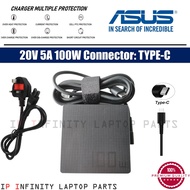 Asus 100W 65W ROG Flow X13 Z13 TUF A16 FA607N GV301QH A20-100P1A USB-C 20V 5A Type-c Charger