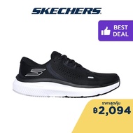 Skechers สเก็ตเชอร์ส รองเท้าผู้ชาย Men GOrun Pure 4 Tech Running Shoes - 246082-BKW Arch Fit Eco Flight Goodyear Rubber Machine Washable