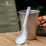 Biwei Pure Titanium Table Spoon Pure Titanium Table Spoon Camping Titanium Spoon Camping Pure Titani
