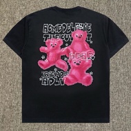 ADLV Crayon Three Bear Artwork Tee Black Original Acme De La Vie/