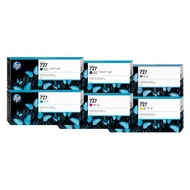 HP 727 (300ml) - DesignJet T920, T930, T1500, T1530, T2500, T2530 - C1Q12A F9J76A F9J77A F9J78A 3WX1