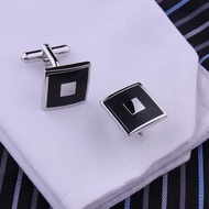 Cufflinks🔥New Business Style Black Cufflinks Men's Cufflinks Men's Cuffs French Shirt Cufflinks Men'