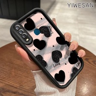 YIWESAN Casing Hp VIVO Y17 Y15 Y12 Y12i Y3 Y3s 2020 Case Pola Bunga Cinta yang Dipersonalisasi Softc