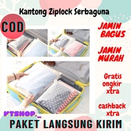 V275 - Plain Zip Lock Pouch/Travel Zip Pouch/Cosmetic Make Up Zipper Pouch