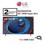 LG 65'' UR90 Super Slim 65UR9050PSK HDR10 4K UHD Smart TV (2023) Television (FREE HDMI CABLE)
