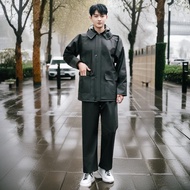 Imuto Rain Coat For Motorcycle Waterproof Motorbike Rain Suit Reflective Raincoat
