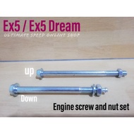 Ex5 Ex5 Dream engine shaft set / ex5 batang shaft engine / ex5 engine screw atas bawah