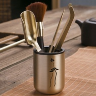 Tea Ceremony Six Gentlemen Storage Tube Copper Storage Storage Tea Tube Tea Set Accessories Tea Buck